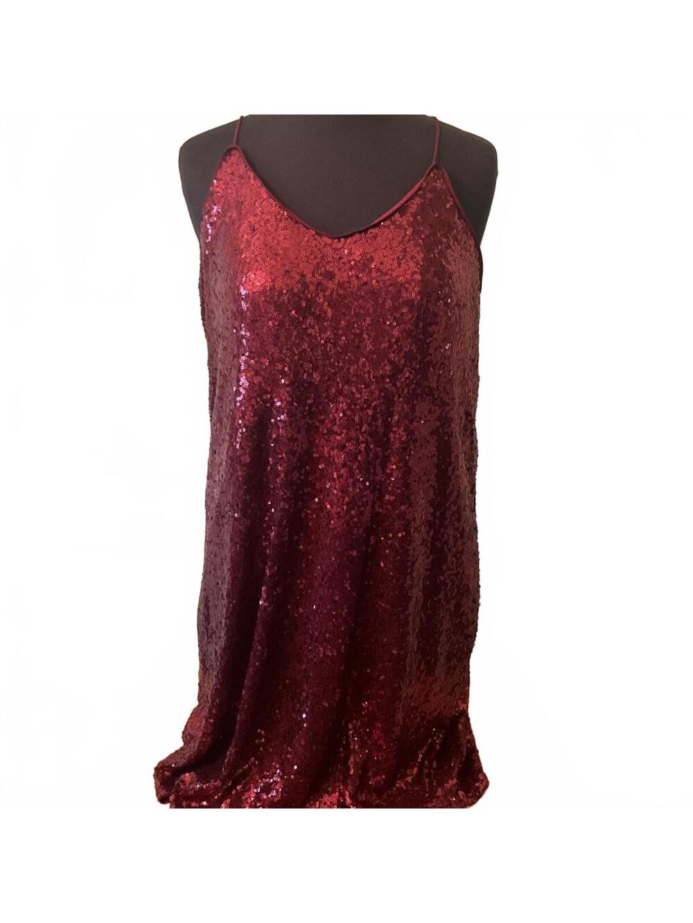 Sequin Halter Racerback Shift Dress Party Cocktail Dress NWT